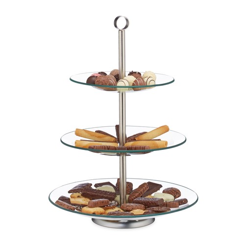 Etagere glas servierständer - glas,