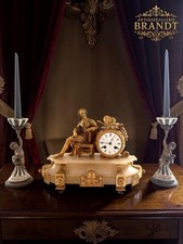 Antike Pendule Kaminuhr Bronze