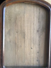 ::HOLZRAHMEN SPIEGEL HISTORISCH MAHAGONI ABGERUNDETE ECKEN GRÖẞE: 38/52 CM