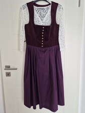 Dirndl burgund, Country Line, 38, Neu mit Spitzenbluse 40  und Umhang