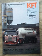 Zeitschrift Kraftfahrzeugtechnik 4/1990 KFT Scania 143M Wartburg und QEK 325 