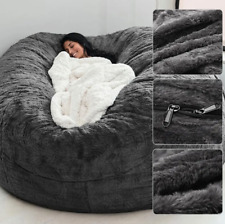 Bean Bag Bed For Adults Foam Big Chair Cozy Sofa mit Füllung 