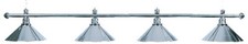 Billardleuchte Billardlampe Lampe  Leuchte ELEGANCE 4 - flammig silber Ø 35cm