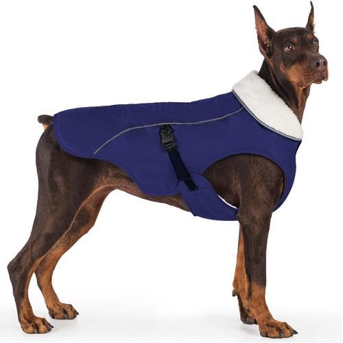 Hunde winterjacke mit fleece - hunde,