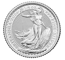 1/4 Unze Silbermünze