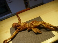 Großer Jesus Christus Holz Linde (?) handgeschnitzt Corpus Christi 50 x 45 cm