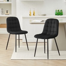 2X Esszimmerstühle Samt mit