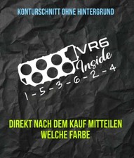 2 x Auto Aufkleber Tuning VR 6