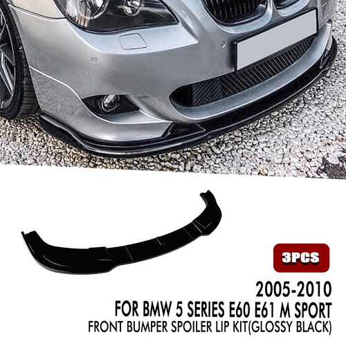 Gloss black front spoiler lip - gloss,