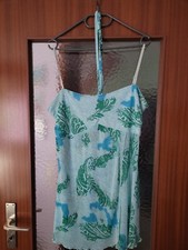 Trägertop Gr XL Blau Grün