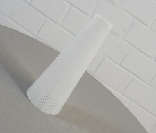 Opalglas Lampenschirm Zylinder für Deckenlampe Pendel Leuchte Lüster 60er Jahre