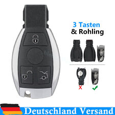 3 Tasten Schlüssel Gehäuse Für Mercedes Benz W203 W204 W211 W212 W220 + Rohling