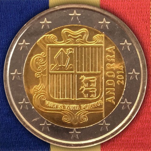 Andorra euro münze - andorra,