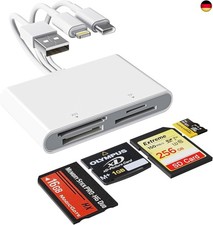 Memory Stick Pro Duo Adapter ? 4-in-1 Lightning/USB-C/USB-A