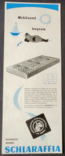 16. Schlaraffia Schlafkomfort Bett Matrazen Werbeanzeige Werbung Reklame 1960