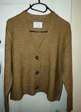 Zara Strickjacke Cardigan braun Knöpfe Gr.164 (S)
