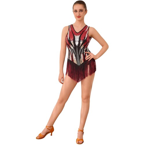 Tanzkleid damen latin salsa - tanzkleid,