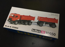 kibri 10650 Baukasten MAN 3 Achs Kipper mit Anhänger H0 1:87