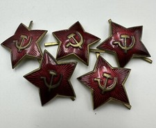 SET 5 Mützen Abzeichen Stern