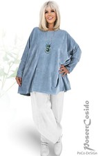 Lagenlook nicki pulli pullover - pulli,