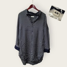 Hemd Tunika Kleid Streifen Gr