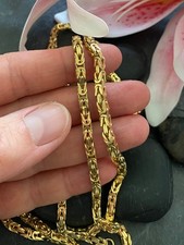 Königskette / Kette byzantinisch 585 Gelbgold - 90 cm