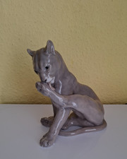 Royal Copenhagen - Löwin - Porzellan Figur 805 Löwe Raubtier