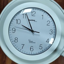 Funkwanduhr für Küche usw, Kunststoffgehäuse, gebraucht 