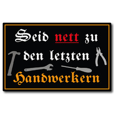 Handwerker nett Aufkleber