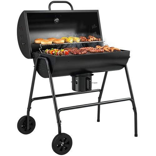 Holzkohlegrill aus metall - metall, bbq