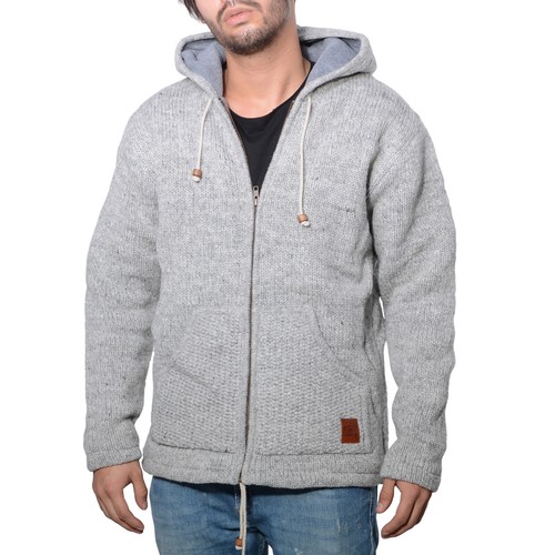 Herren jacke strickjacke mit - jacke,