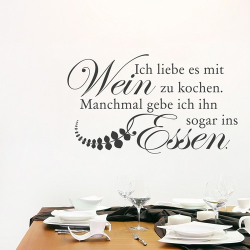 Wandtattoo spruch ich - , liebe