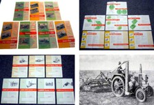 Lanz 7 original Prospekte ca 1950 Wender Rechen Binder Heinrich Lanz Mannheim