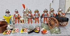 Playmobil Klicky 3482 Nürnberger Stadtwache Söldner Chrom Ritter mit Kanone 