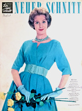 altes Modeheft Der Neue Schnitt von 1959  + Schnittmuster, tolle Cocktailkleider