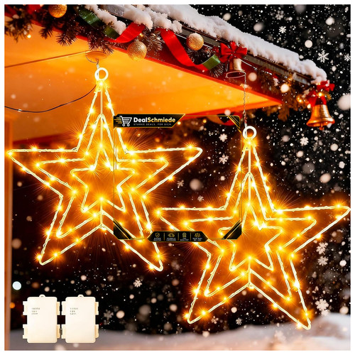 Beleuchteter weihnachtsstern - weihnachtsstern, 2
