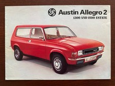 Prospekt / brochure British Leyland Austin Allegro 2 Estate MY 1976