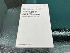 DB-Kursbuch 1995/96 Ruhr-Lippe/Südliches Westfalen Taschenfahrplan
