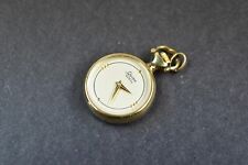 feine Anhängeuhr für Damen von Quinn, Quarzwerk läuft, Silber 925 vergoldet. 2.H