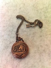 Atlas for men Taschenuhr Wolfsrudel mit Kette