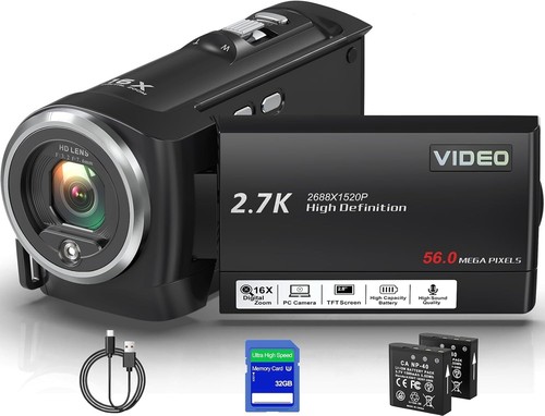 Videokamera 56mp - 2.7k,