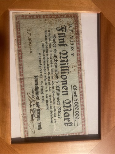 Ganz seltener millionen mark - ganz,