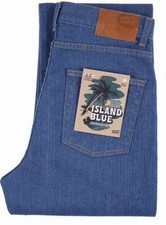 Naked and Famous - Island Blue Selvedge 34 Weird Guy