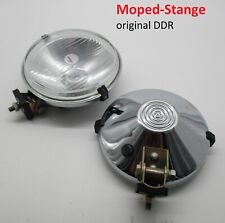 DDR 2x Halogen Nebelscheinwerfer H3 Zusatzscheinwerfer FER CHROM Wartburg Trabi