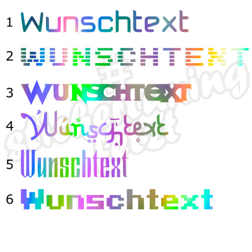 Autoaufkleber wunschtext - autoaufkleber,