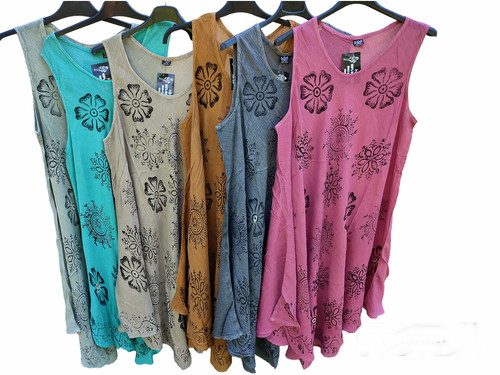Sommerkleid tunika linie - sommerkleid,