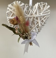 Deko Hänger Rattanherz mit