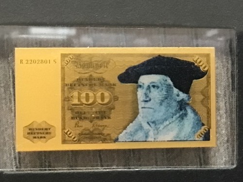 Gold 500 banknote - oz, 100
