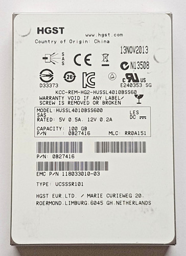 100 sas s hgst - 100,
