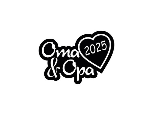 Plott aufkleber oma opa 2025 - oma,
